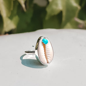COWRIE SHELL RING