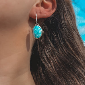 LARIMAR DANGLES
