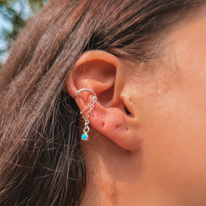 Chain Charm Ear Cuff