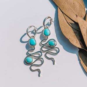 Snake Hoop Dangles 1