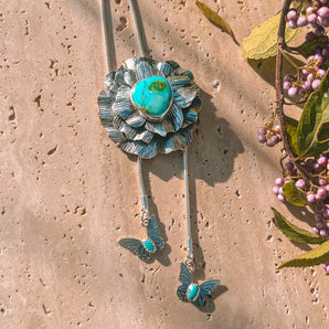 Floral Bolo Tie