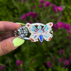 Butterfly Inlay Cuff