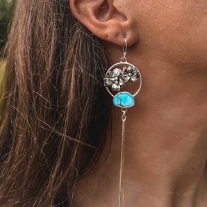 Golden Flower Dangles