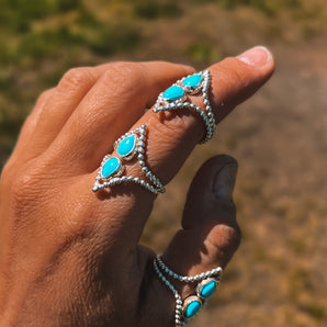 Beaded Chevron Stacker
