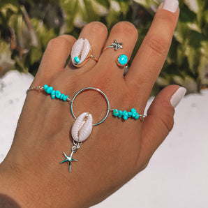 COWRIE SHELL RING