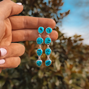 Turquoise Drop Dangles 2