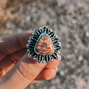 MANDALA FLOWER RING no.2