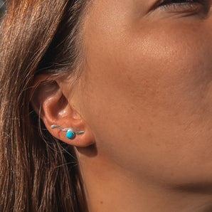 Twist of Turquoise Studs