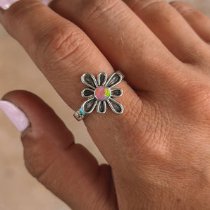Floral Opal Ring 2