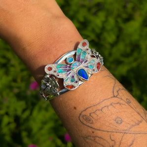 Butterfly Inlay Cuff