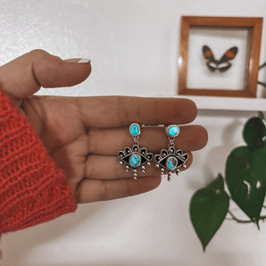 EVIL EYE DROP EARRINGS
