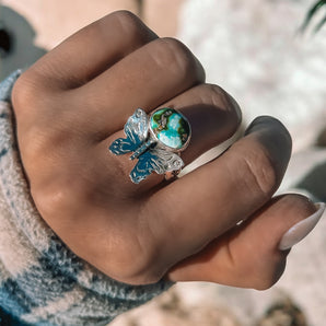 BUTTERFLY BLISS RING (Sonoran gold)