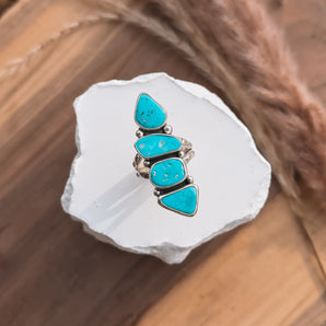 Turquoise Trail Ring (size 10)