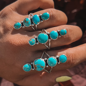 Turquoise Trail Rings (options)