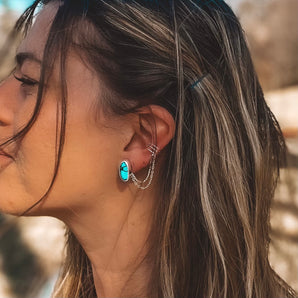 STUD & CHAIN CUFF no.2