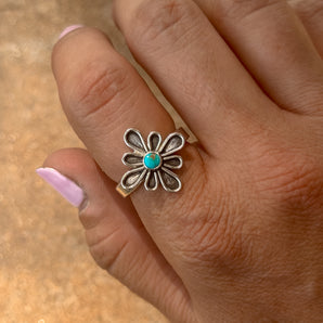 Floral Turquoise Ring 2