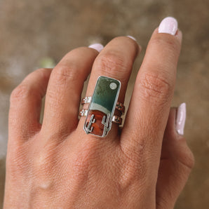 Picture Jasper Desert Ring
