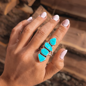 Turquoise Trail Ring (size 10)