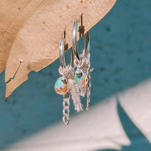 Charmed Opal Hoops