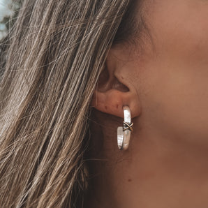 MIXED METAL HOOPS