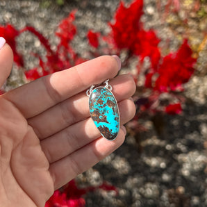 Golden Nomad Necklace (turquoise)
