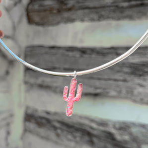 Saguaro Neck Ring ✢ Pink Opal