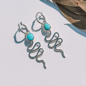 Snake Hoop Dangles 2