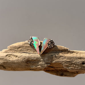 Bolt Floral Studs