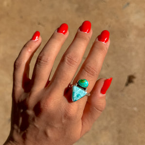 Larimar Turquoise Ring