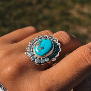 MESA RING • PERUVIAN TURQUOISE