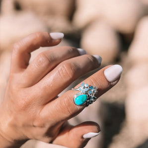 Flower Chevron Ring (2)