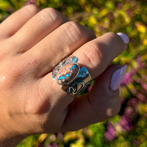 Snake Saddle Band Ring