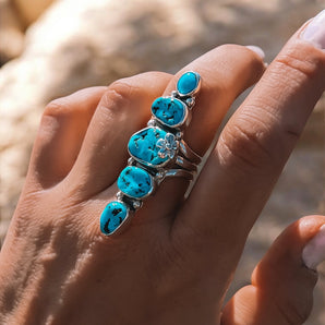 TURQUOISE TRAIL RING
