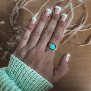 WHITE WATER TURQUOISE RING
