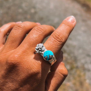 Flower Signet Ring