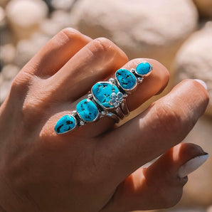 TURQUOISE TRAIL RING