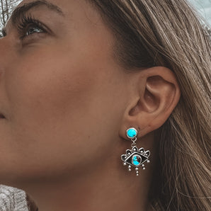 EVIL EYE DROP EARRINGS