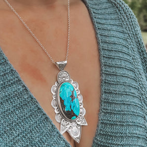 STAMPED STATEMENT PENDANT