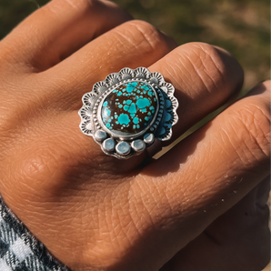 MESA RING • HUBEI TURQUOISE
