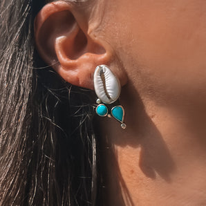 Blue Mirage Studs