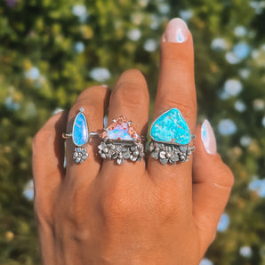 Floral Trail Ring (opal)