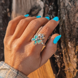 Floral Wing Ring ✦ 3