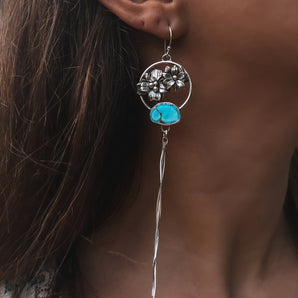 Golden Flower Dangles