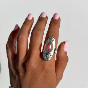 Coastal Shield Ring size 9.25