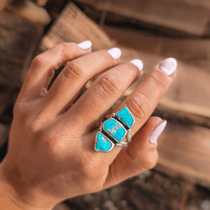 Turquoise Trail Ring (size 9)