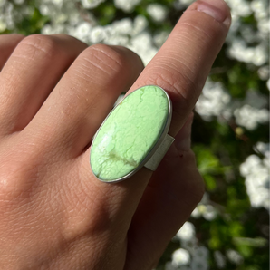 STEADFAST RING • CHRYSOPRASE