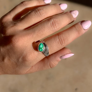 Boho Beaded Ring (size 9)