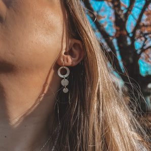 BRASS GEO DANGLES