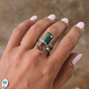Picture Jasper Desert Ring