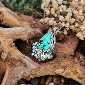 FIELD OF WILDFLOWERS PENDANT no.2